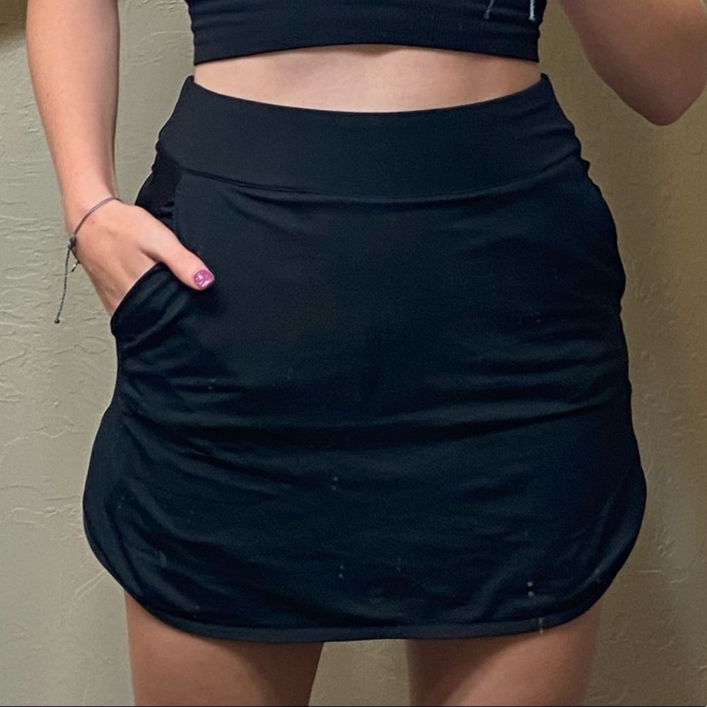 Nike black tennis skirt